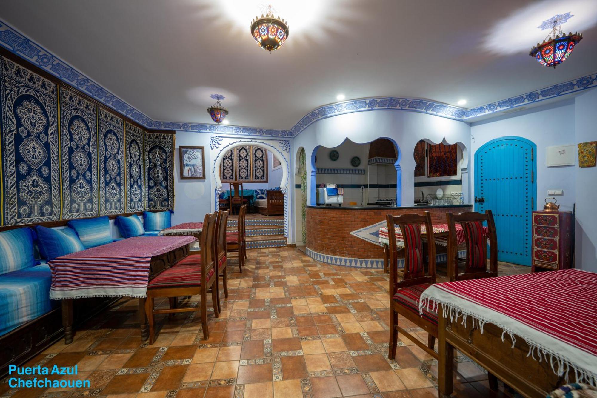 Puerta Azul Bed & Breakfast Чефчауен Екстериор снимка
