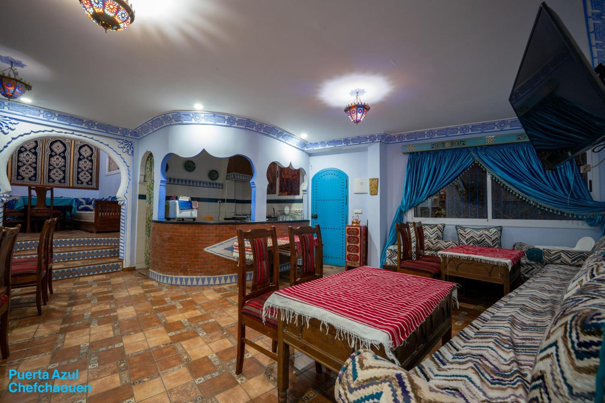 Puerta Azul Bed & Breakfast Чефчауен Екстериор снимка