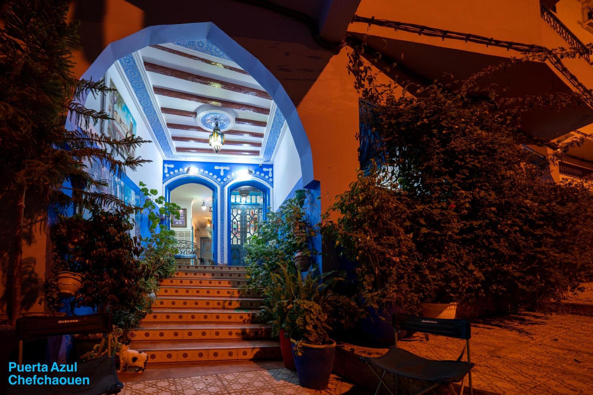 Puerta Azul Bed & Breakfast Чефчауен Екстериор снимка